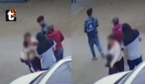 ¡Cobardes! Tres delincuentes asaltan y amenazan a madre frente a su hija de 4 años en San Juan de Miraflo...