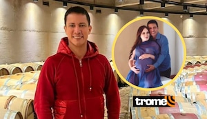 Renzo Costa celebró el primer mes de sus mellizos y anda babeando de amor
