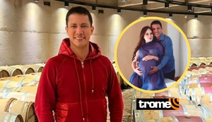 Renzo Costa celebró el primer mes de sus mellizos y anda babeando de amor