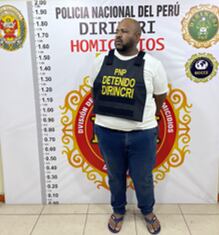 Héctor Alfonso Prieto Materano, (a) ‘Mamut’.
Foto: PNP