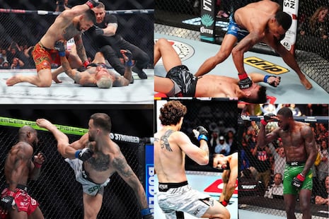 UFC: Los diez mejores nocauts que nos dejó el 2025 | VIDEOS