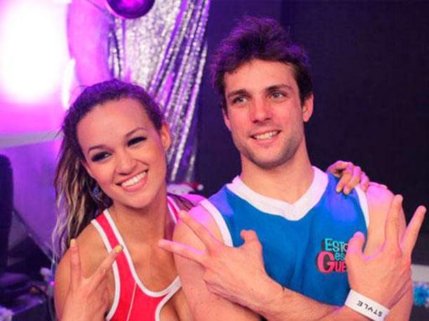 Nicola Porcella y Angie Arizaga.