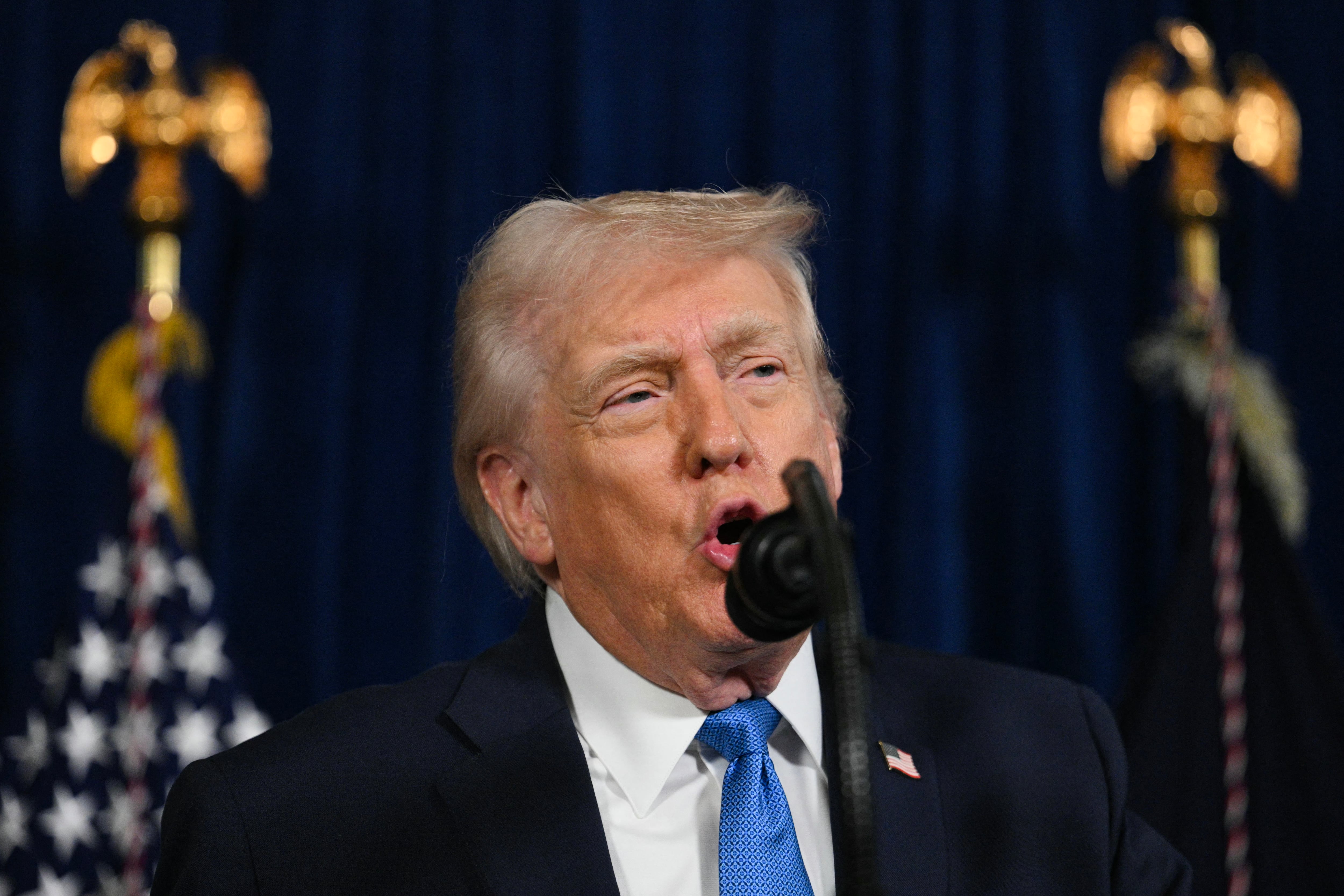 El presidente de Estados Unidos, Donald Trump