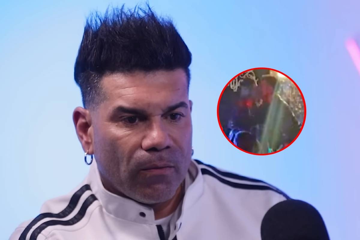 Carlos Barraza se besó con su cantante Ingrid Mijares. Foto: Difusión