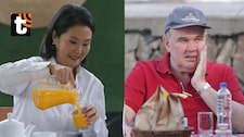 Keiko Fujimori y Rafael López Aliaga arrancan la jornada electoral con desayunos políticos junto a sus equipos