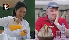 Keiko Fujimori y Rafael López Aliaga arrancan la jornada electoral con desayunos políticos junto a sus equipos