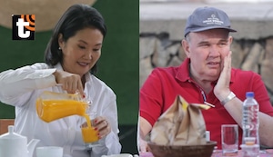 Keiko Fujimori y Rafael López Aliaga arrancan la jornada electoral con desayunos políticos junto a sus equipos