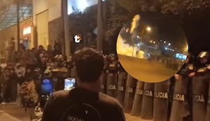 ¡Gases y tensión en Manchay! Protesta por muerte de adolescente en comisaría terminó con intervención policial