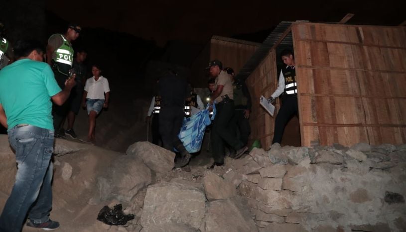 Los restos de Milena Tapullima Magipo fueron hallados en el interior de un cilindro, en San Juan de Lurigancho. (GEC)