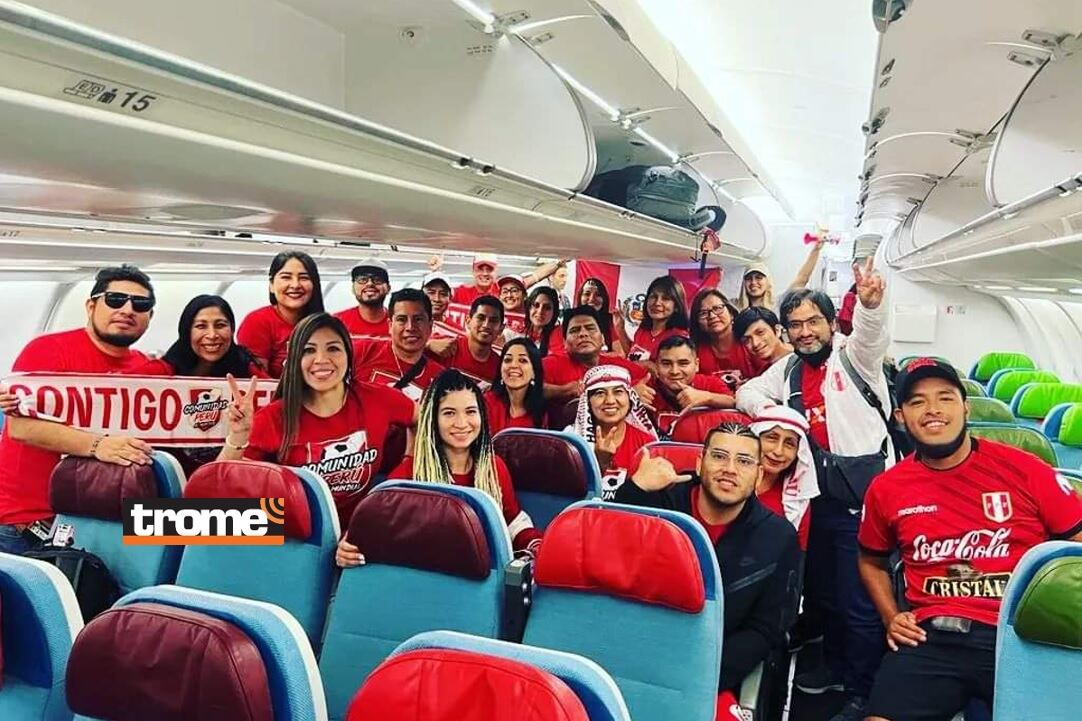 Comunidad Perú al Mundial y otros grupos de hinchas están viajando a Ciudad del Este. Van con todo el entusiasmo blanquirrojo para alentar a la selección peruana en su partido contra Paraguay. (Entrevista: Isabel Medina / Trome).