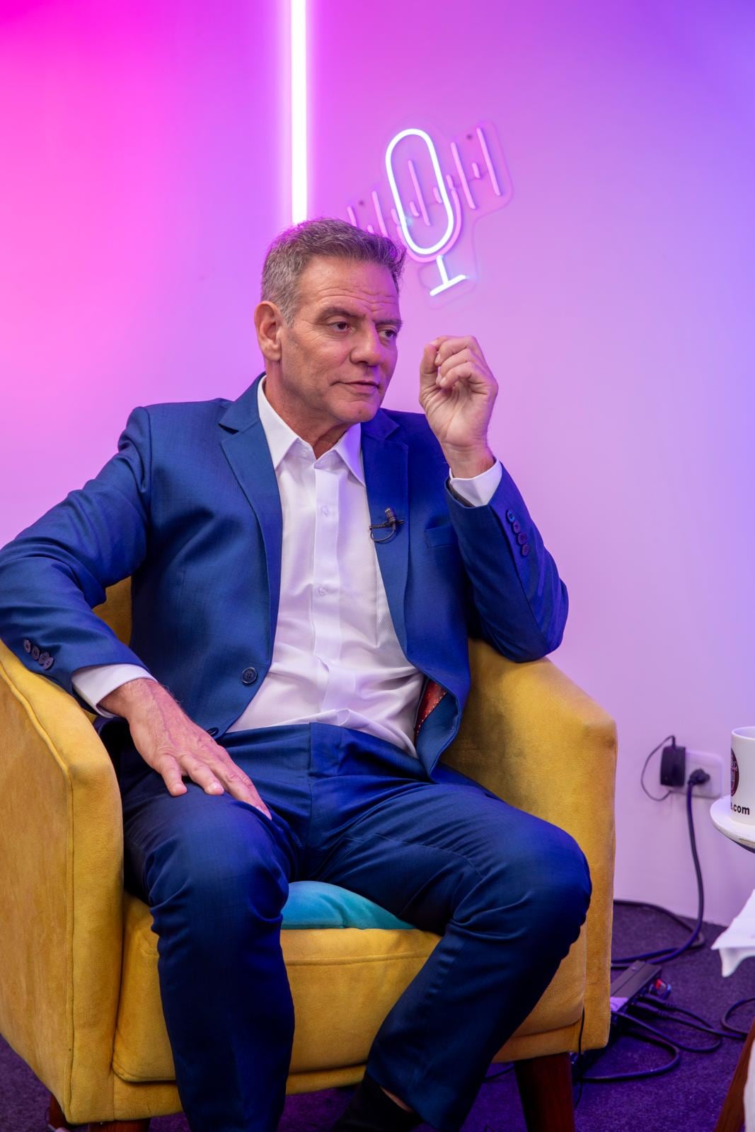 Bruno Cavassa en el Café con la Chevez. Foto: Giancarlo Ávila | @photo.gec