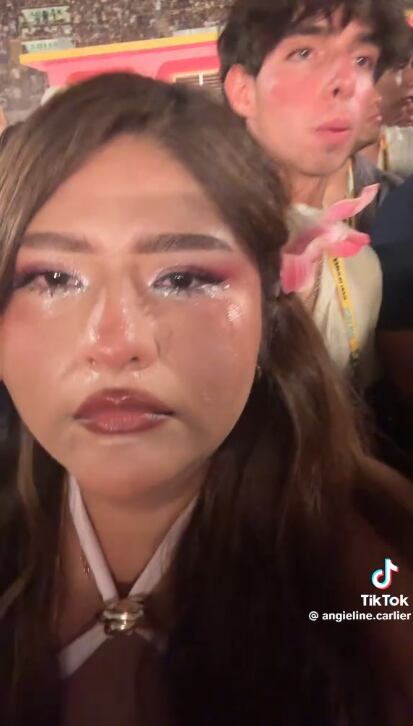 Creadora de contenido capta a joven que se habría referido a su peso.