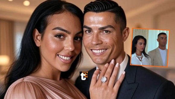 TROME - ¡Primeras imágenes de la boda! Georgina Rodríguez se casó sin vestido de novia con Cristiano Ronaldo