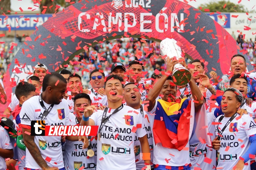 Alianza Universidad celebra su título en Liga 2 (Foto: GEC)
