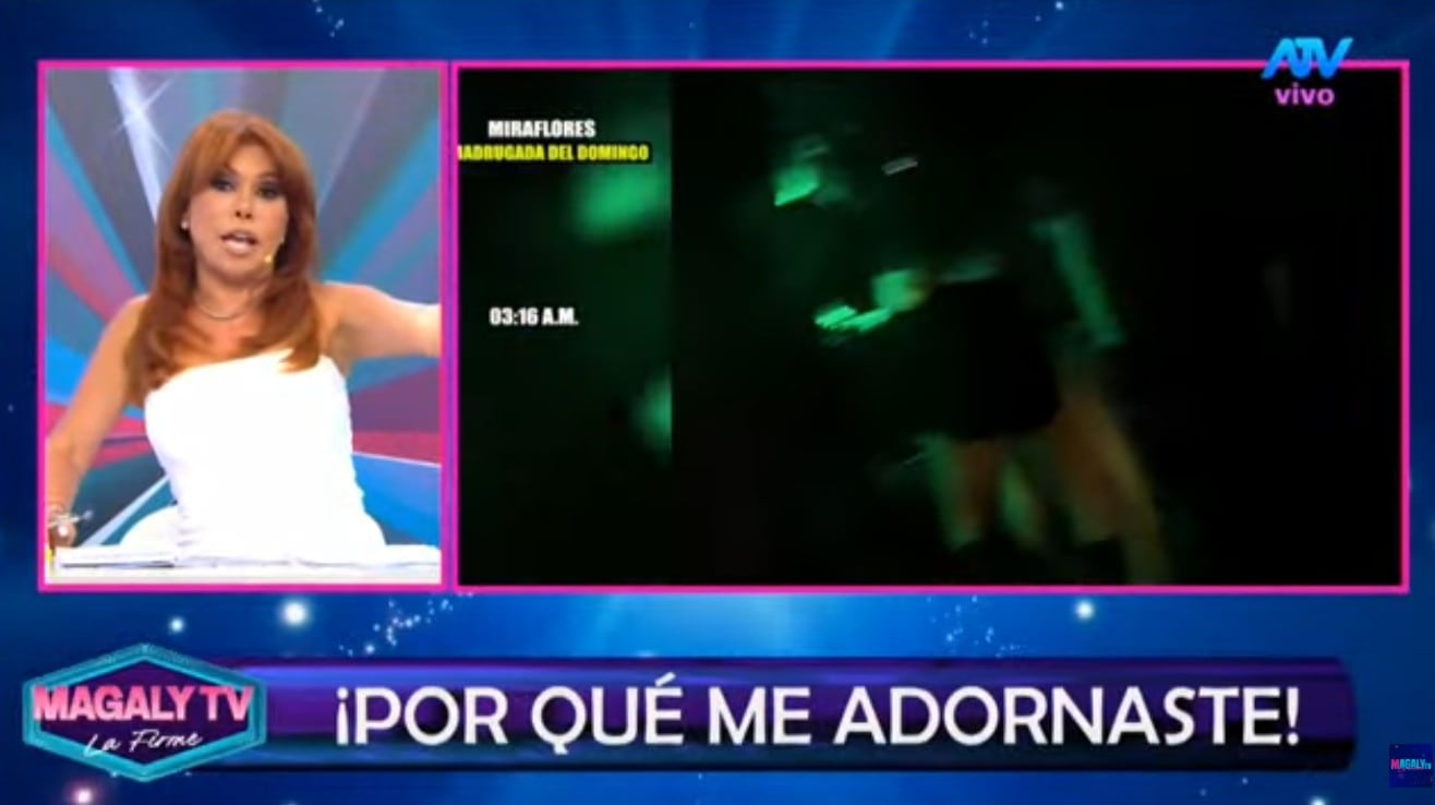 Magaly responde a Curwen tras el ‘ampay’.