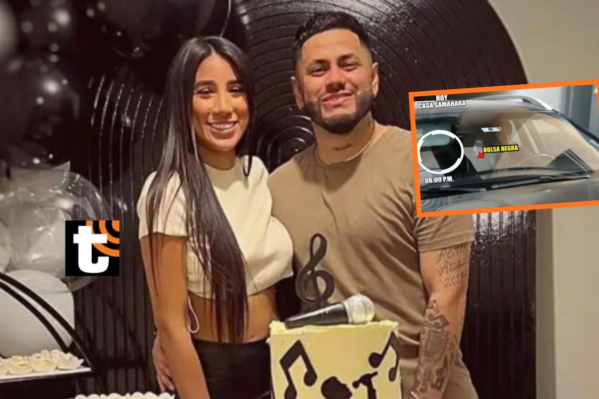 Samahara Lobatón y Bryan Torres separados. (Captura Magaly Tv)