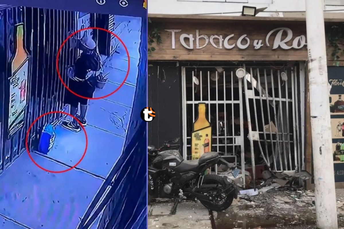 Dos bombas estallan contra licorerías y dejan un herido en Trujillo