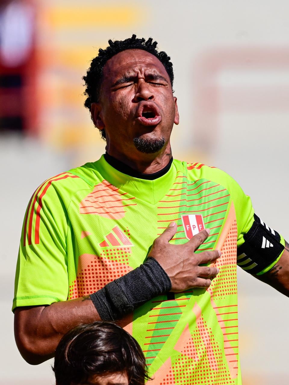 Pedro Gallese fue el único titular de la selección en el Perú - Bolivia. (Fotos: Paloma del Solar / @photo.ge)