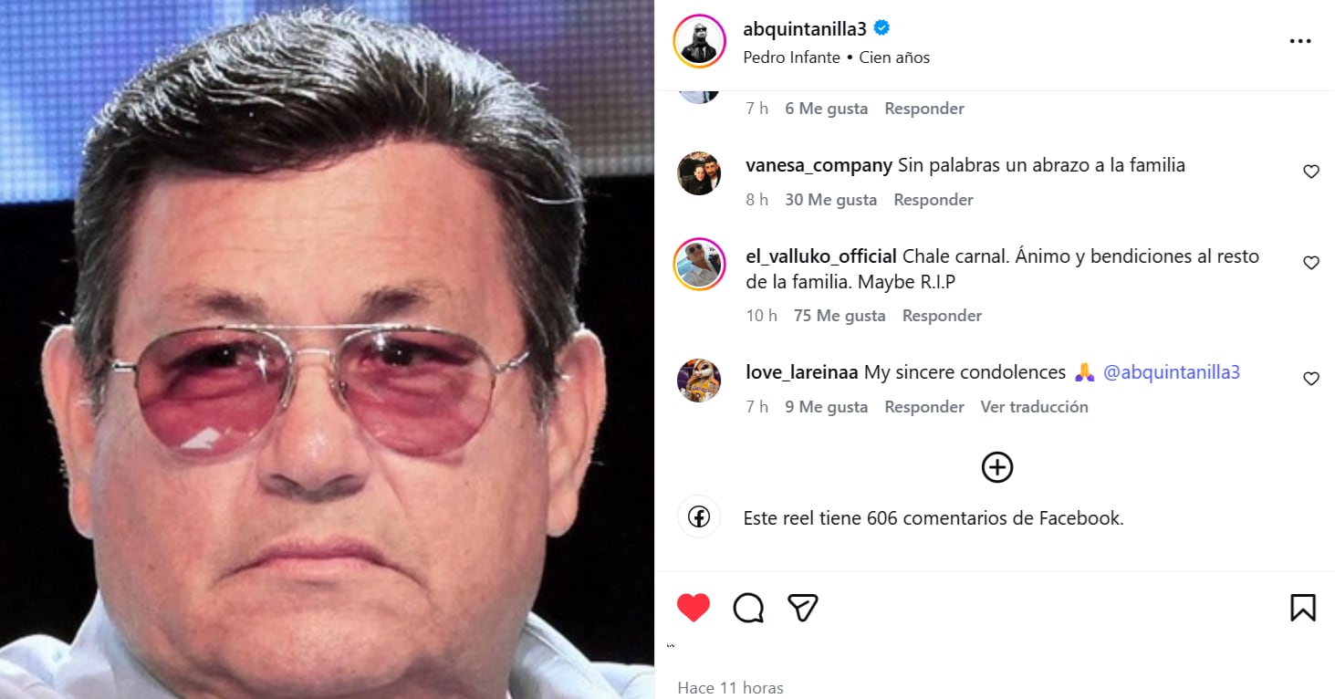 Abraham Quintanilla, padre de Selena Quintanilla, falleció a los 86 años.