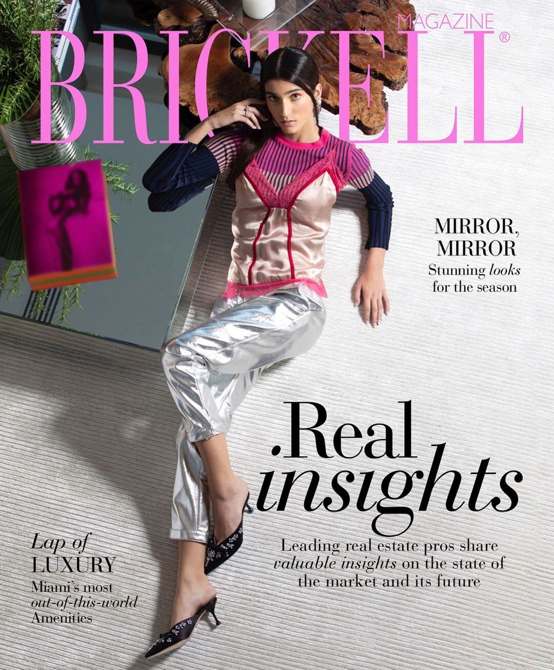 Rachel García en portada de la revista Brickell (Foto: Rachel García/Instagram)