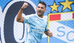 ¡Volvió el goleador! Martín Cauteruccio se reencontró con las redes y marcó el 2-0 de Cristal sobre Alianza Atlético