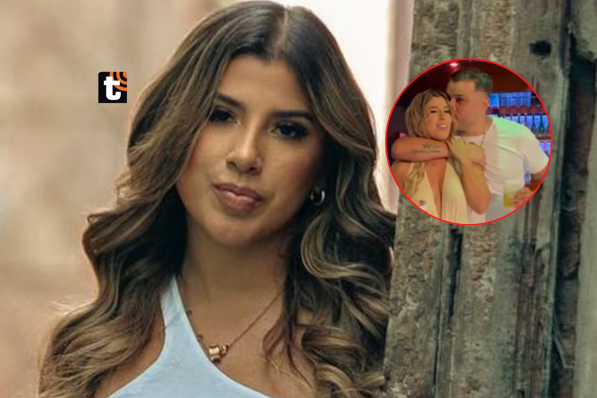 Yahaira Plasencia se muestra feliz y enamorada junto al ‘Diablo’ Luis Fernando en cumpleaños de Peter Fajardo.