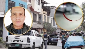 SJM: Fuertes imágenes del asesinato de hombre que fue a visitar a su mamá y fue baleado en la puerta