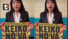 Pepitas: Mirtha Vásquez salió a marchar contra Keiko, cuánto quisiéramos verla protestando contra la gente del Movadef
