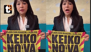 Pepitas: Mirtha Vásquez salió a marchar contra Keiko, cuánto quisiéramos verla protestando contra la gente del Movadef