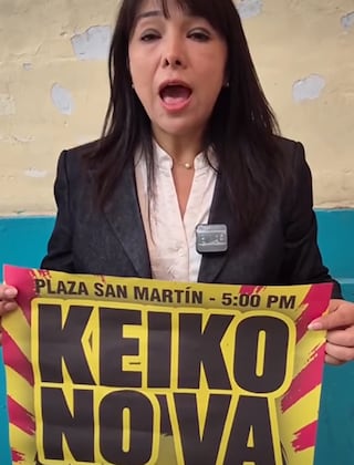 Pepitas: Mirtha Vásquez salió a marchar contra Keiko, cuánto quisiéramos verla protestando contra la gente del Movadef