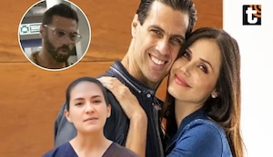 Gustavo Salcedo estalla contra reportero por preguntarle por su exsaliente al regresar de su viaje con Maju