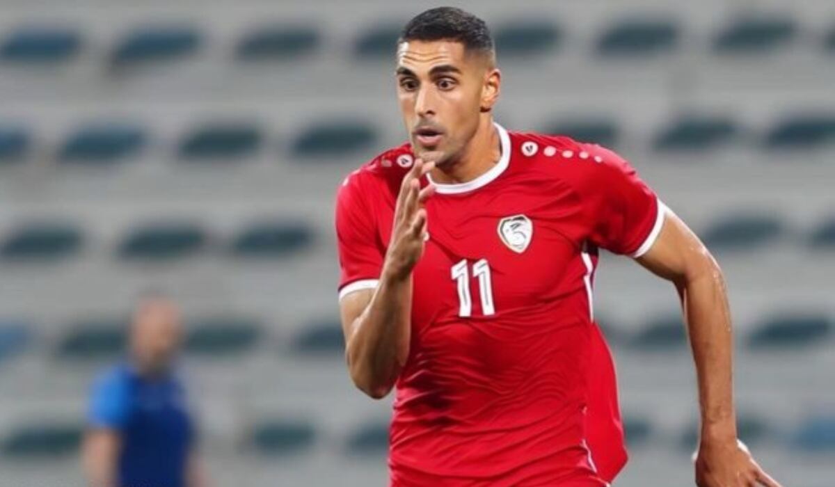 Pablo Sabbag con la Selección de Siria. (Foto: X).