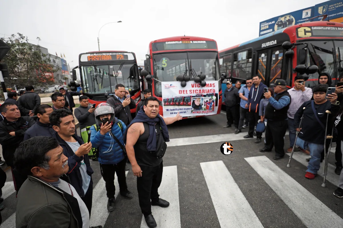 Confirman paro de transporte este martes 25 de agosto. Foto: GEC