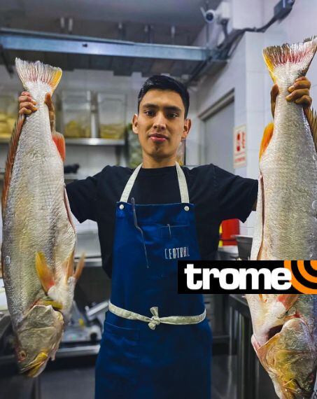 Hugo Bayona, miembros del equipo de cocina de Central, el mejor restaurante del mundo.
