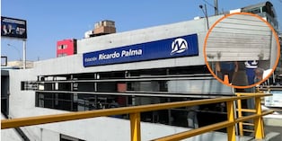 Estación Ricardo Palma del Metropolitano fue cerrada por presencia de abejas. (@gec/ pepito noticias)