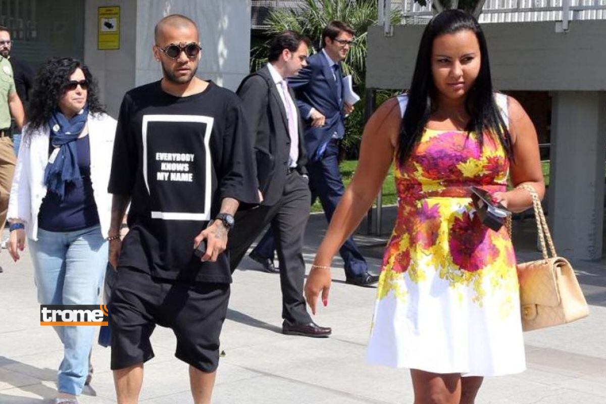 Relación de Dani Alves y su exesposa es cordial (Foto: Mundo Deportivo)