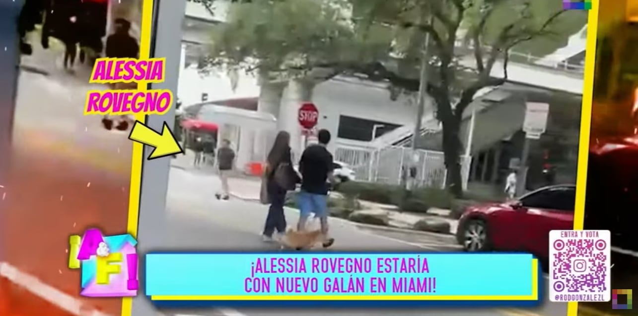 Alessia Rovegno, ex de Hugo García, captada de la mano con misterioso galán.