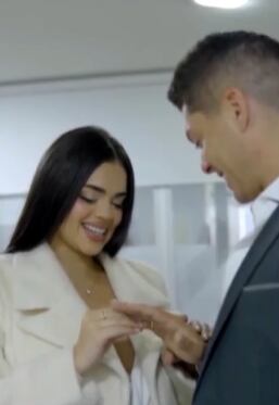 Ignacio Baladán y La Segura se casaron por civil