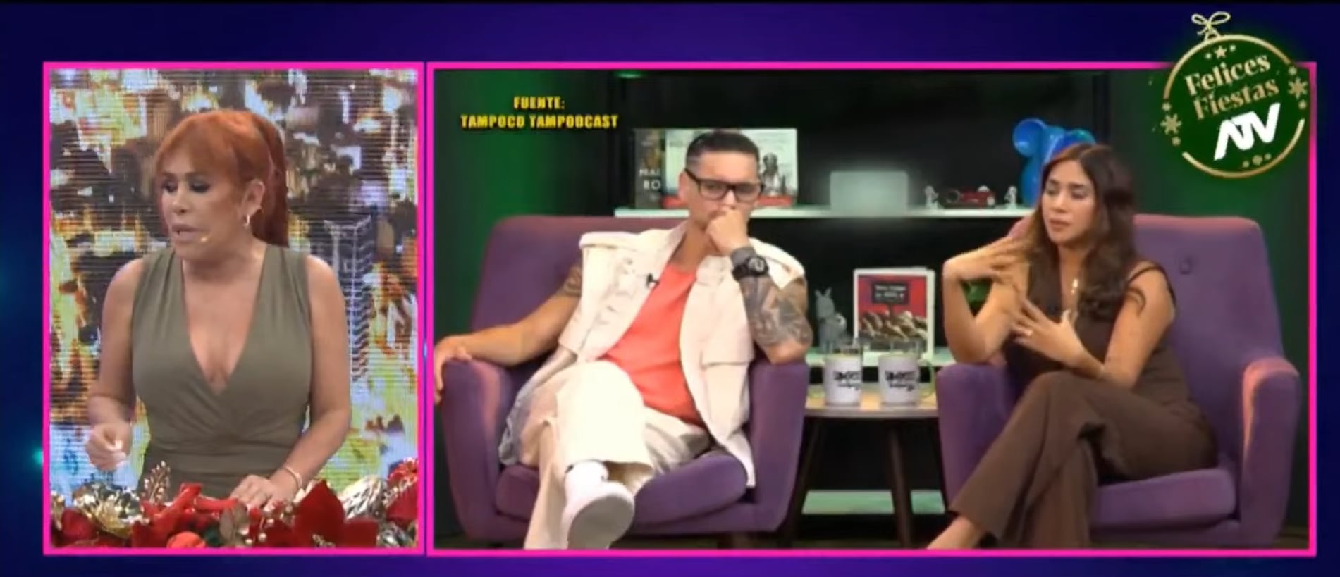 Conductora chanca a Melissa Paredes. (Fuente: ATV)