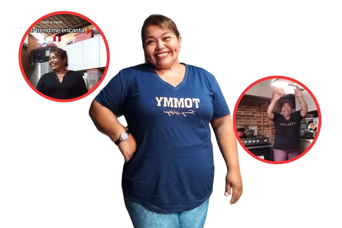 Mamita baila en TikTok y la gente se divierte. Fotos: Melissa Rodríguez / TikTok (@latiameli5)