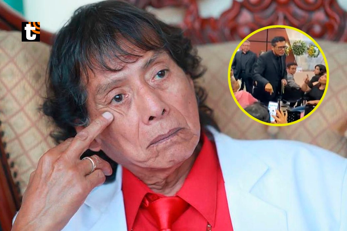 Incidente en el velorio de Iván Cruz. (Archivo @gec)