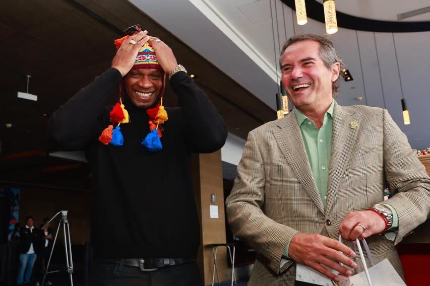 Legendario atleta jamaiquino Asafa Powell, ‘El Rey del Sub-10′ de visitó nuestro país
