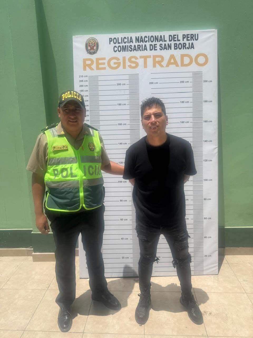 John Kelvin detenido en San Borja