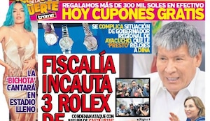 FISCALÍA INCAUTA 3 ROLEX DE OSCORIMA