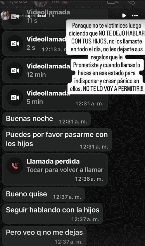 Trujillana expone nueva pelea con Christian Cueva. (Instagram: @pamelalopezoficial)