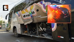 Chofer de Armonía 10 relata el terror vivido tras atentado en Trujillo: “El carro se ha levantado y ha vuelto a caer con todo”