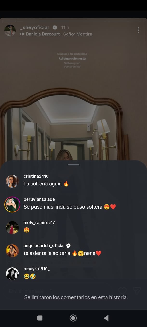 Sheyla Rojas publica sorpresivo video con canción de 'Señor Mentira' de Daniela Darcourt.