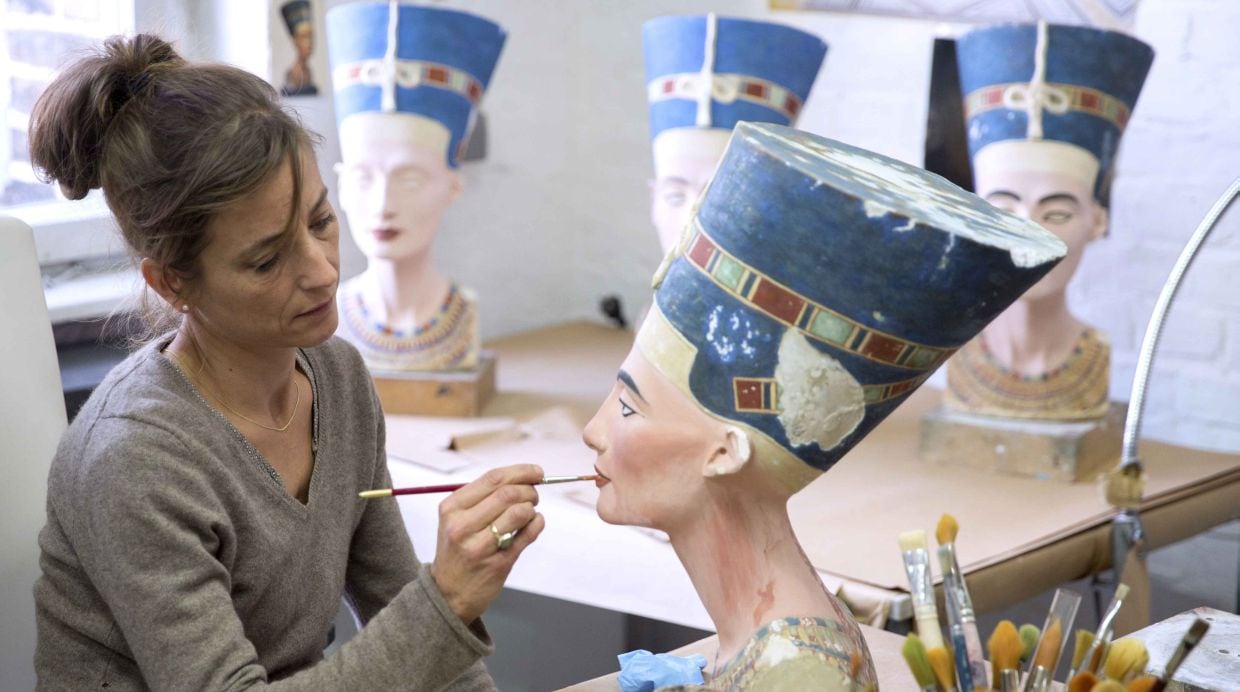 Esta es la réplica más fiel del busto de Nefertiti