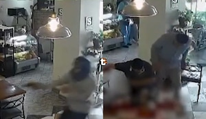 ¡Baleados mientras desayunaban! Sicarios ejecutan a administrador de discoteca y dejan heridos en restaurante de Los Olivos (VIDEO)