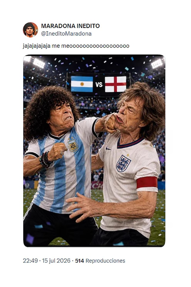 Memes de las remontada épica de Argentina a Inglaterra